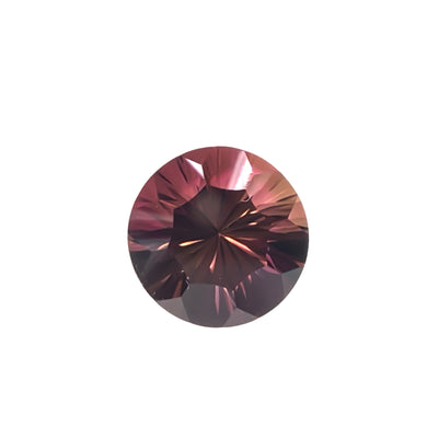 Pink Tourmaline Optix® Concave Cut Round 11 mm - Iris Gems