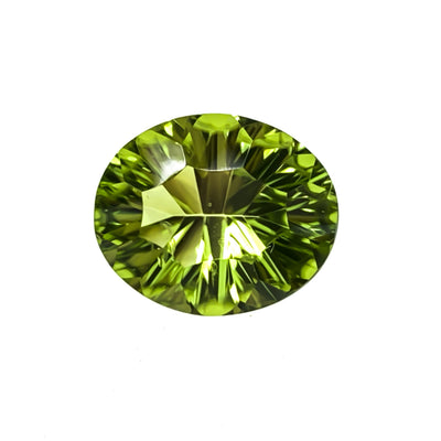 Peridot Optix® Oval Cut 12x10 mm - Iris Gems