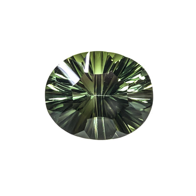 Green Tourmaline Optix® Oval Cut 9x7 mm - Iris Gems